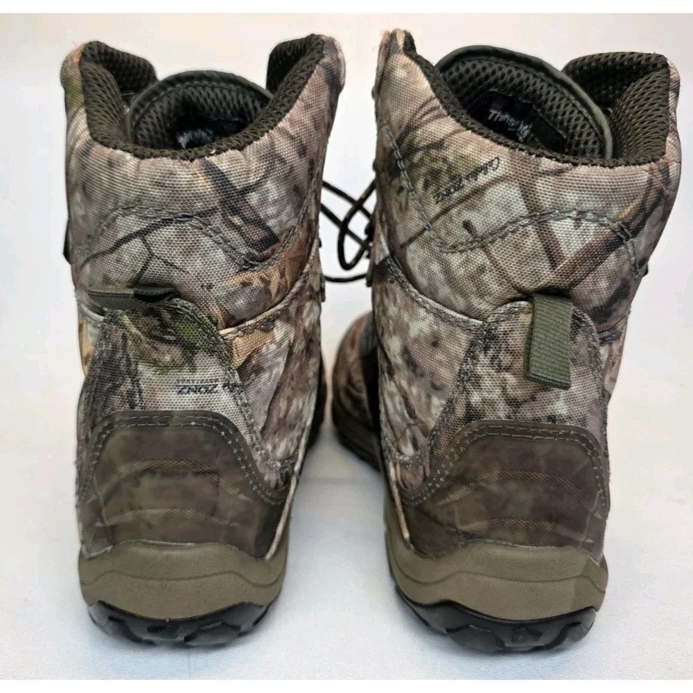 Mens 8.5 Cabela's Inferno Camo Insulated Waterproof Hunting / Camping Boots
